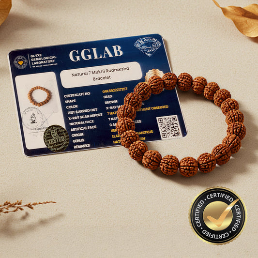 7 Mukhi Rudraksha Bracelet