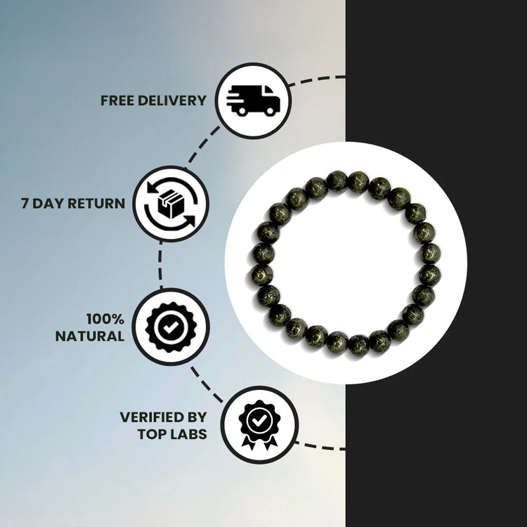 Raw Pyrite Bracelet